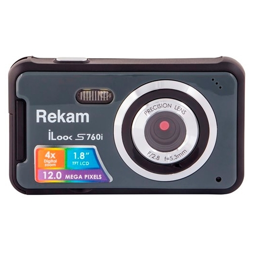 Фотоаппарат Rekam iLook S760i темно-серый 12Mp 1.8" SD AAA