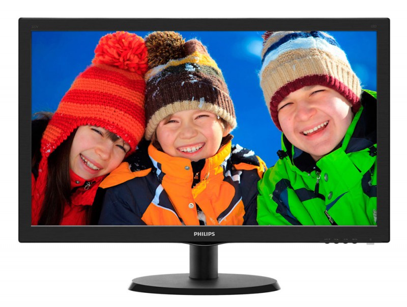 Monitor  Philips TFT 21.5" 223V5LSB (10/62) Glossy-Black TN LED 5ms 16:9 10M:1 250cd