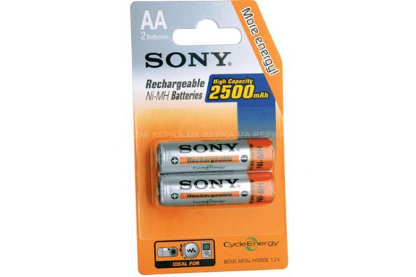 акк R6 Sony  2500mAh BL2 (20шт.уп)