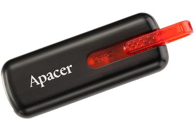 USB2.0 FlashDrives32 Gb Apacer AH326 Black