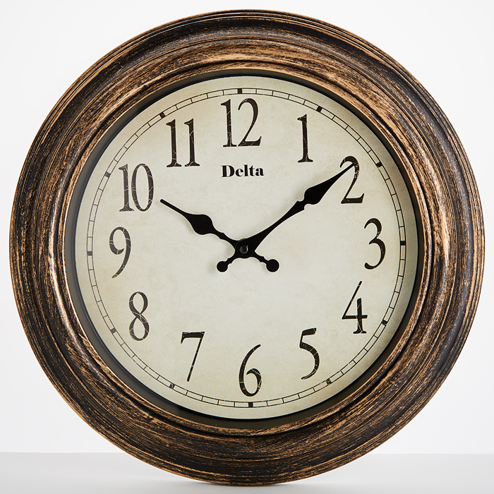 Часы настенные DELTA DT9-0014 d=33.0*33.0*4.5 cм (10)
