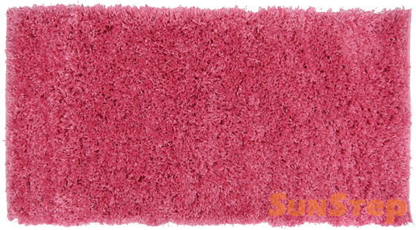 Коврик SUNSTEP домашний  60х 110 см, ворс 4 см,   розовый