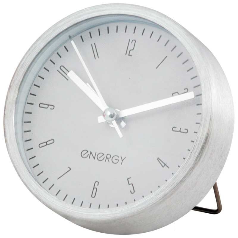 Часы будильник ENERGY EA-02 стальной, р.9,2*3,3см