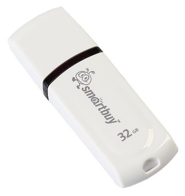 USB2.0 FlashDrives32 Gb Smart Buy  Paean White