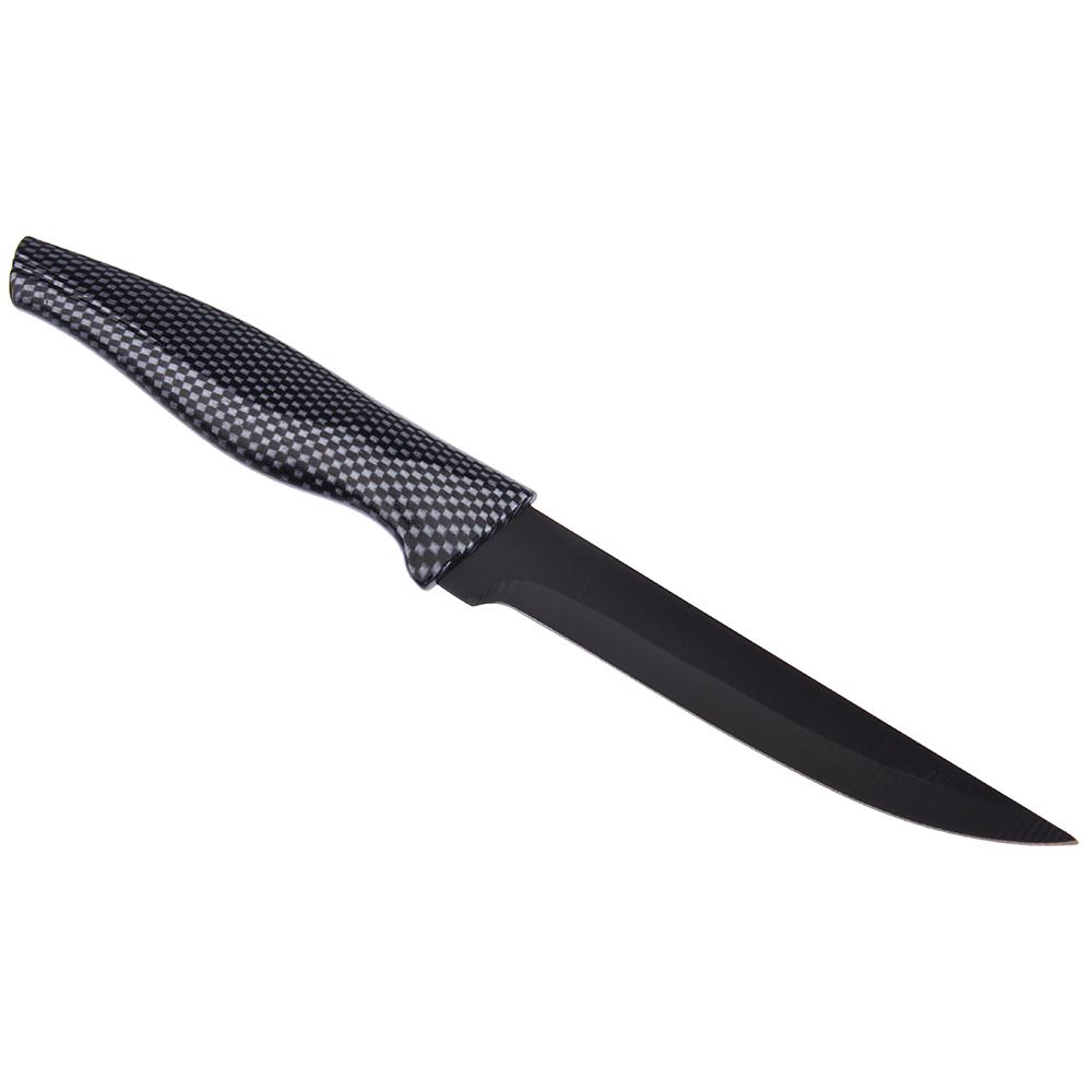 Нож кухон. Карбон Нож кухонный универсальный 15см, нерж.сталь с антиналипающим покрытием