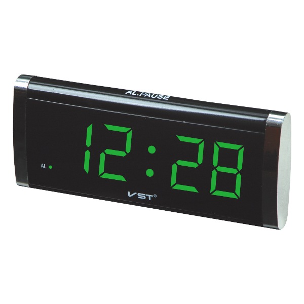 часы настольные VST-730/2 (зеленый) (220V)