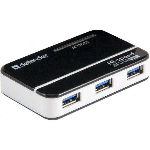 USB разветвитель DEFENDER QUADRO Quick USB3.0, 4 порта
