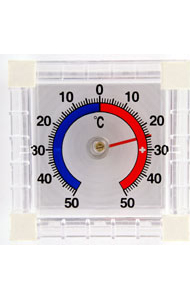 Термометр оконный биметалический квадратный ТББ п/п