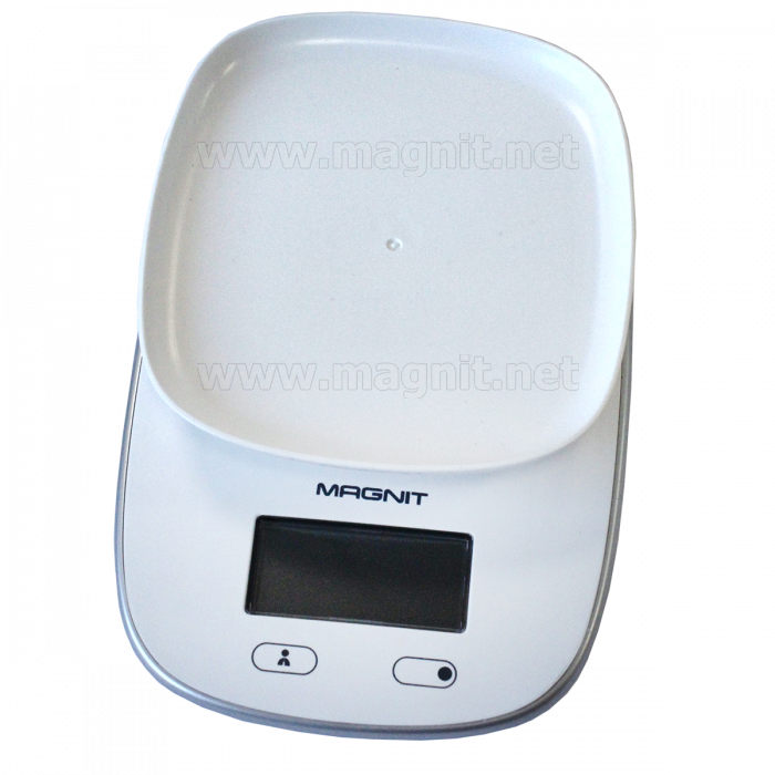 Весы кухонные Magnit RMX-6302 электронные (LCD дисп., пластик, белые) 12/уп