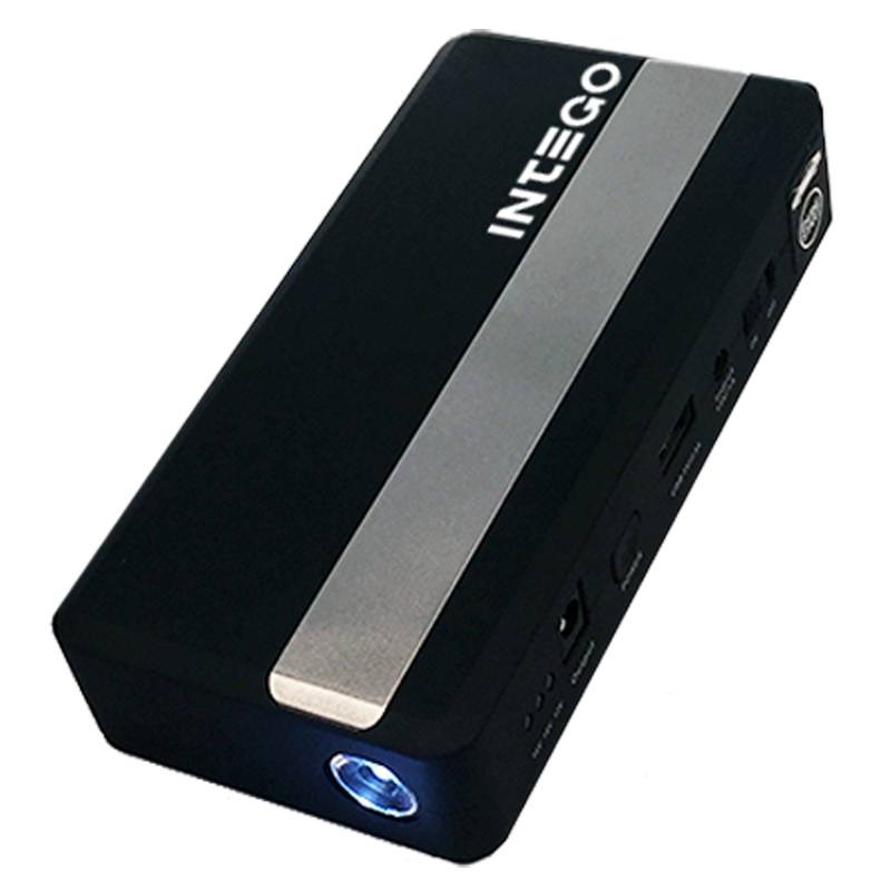 Пуско-зарядное устройство портативное INTEGO AS-0221 Li-Pol аккум 14000мАч ток до 600А, USB