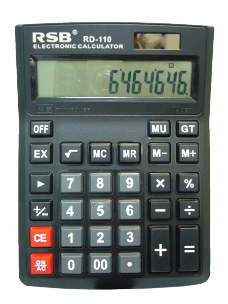 Калькулятор RSB RD-110 (12 разр.) 18х14 см, настольный