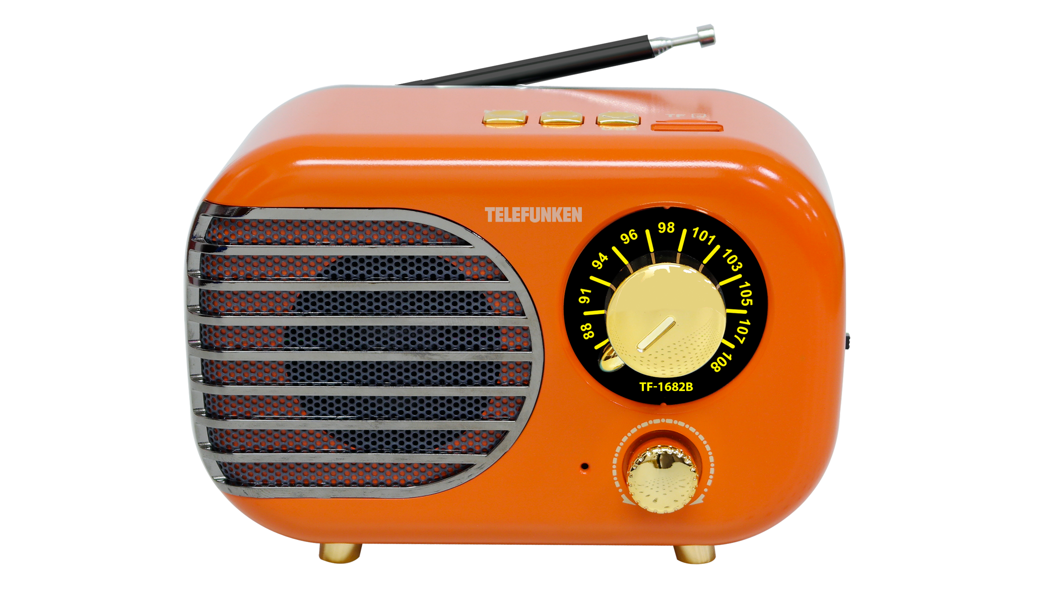 радиопр Telefunken TF-1682B (оранжевый с золотым)