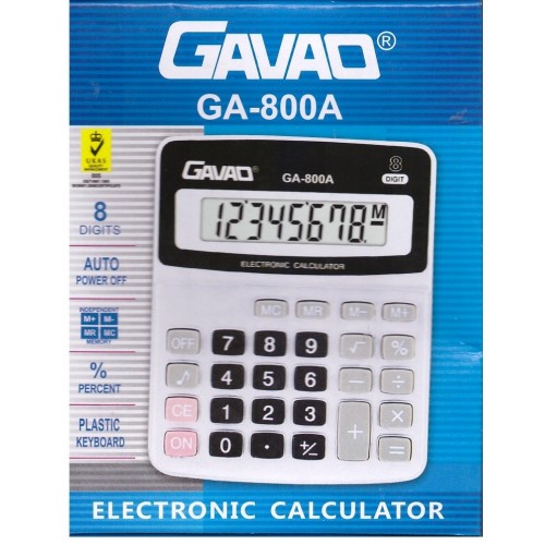 Калькулятор GAVAO GA-800A (8 разрядов, настольный)