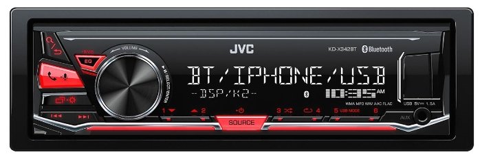 Авто магнитола  JVC KD-X342BT (USB Bluetooth)