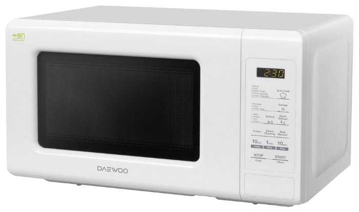 Микроволновка  Daewoo KOR-661BW белая (20л, электронное управление, 700Вт)