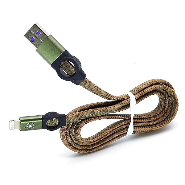 Кабель USB - 8pin Орбита OT-SMI22 Зелёный (2,4А, для iPhone5/6/7) 1м
