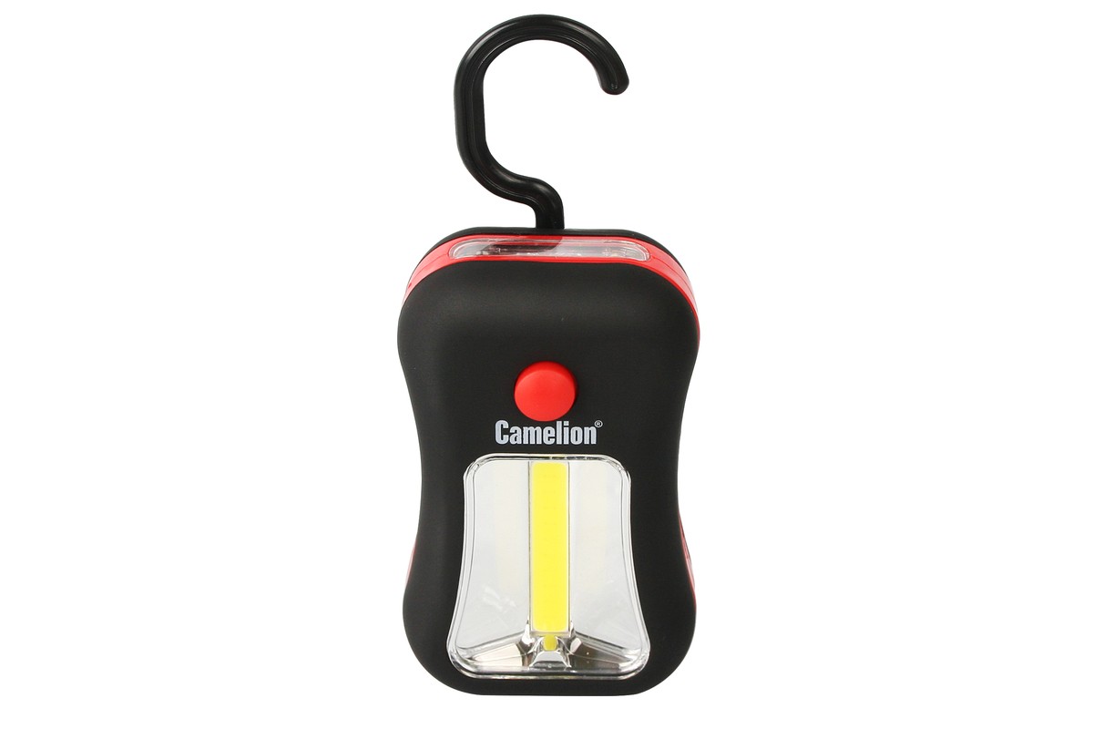Фонарь  Camelion LED 51520 (автомобильный, 3W COB + 4LED, 3хAAA,пластик, магнит, подвес, блистер)