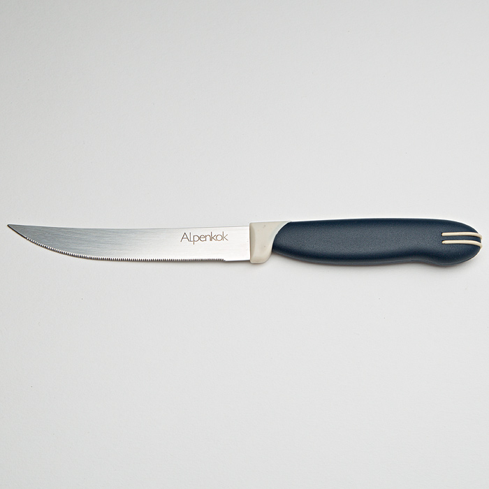 Нож Alpenkok AK-2083 универсальный пилообразный нерж сталь 11,4см (40/уп)