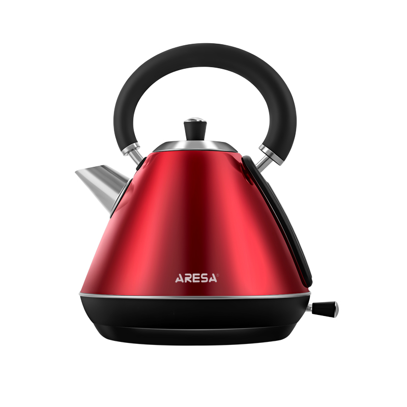 Чайник  ARESA AR-3458 нерж красн 2,2кВт, 1,7л