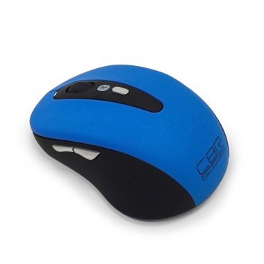 Мышь CBR CM 530 Bluetooth Blue, оптика, 800/1200/1600dpi, 2 доп.кл., софттач, мини