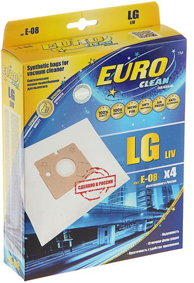 EURO Clean EUR-08R многораз. пылесборник для пылесосов LG 1 шт. синтетика, тип ориг. TB-36