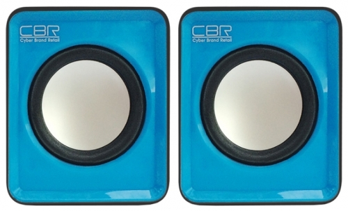 Колонки CBR CMS 90, Blue, динамики 4,5 см., USB