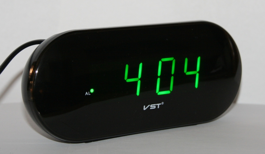 часы настольные VST-715/4 (ярко-зеленый)