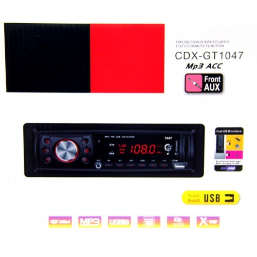 Авто магнитола +USB+AUX+Радио Pioneer CDX-GT1047