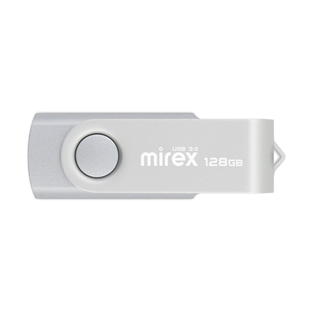 USB3.0 FlashDrives 64Gb Mirex SWIVEL SILVER