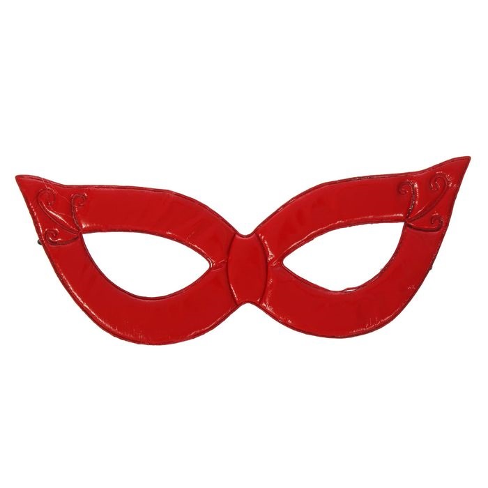 Маска карнавальная "Незнакомка", цвет красный   1380473