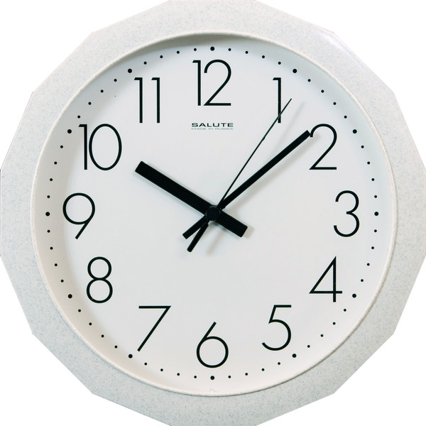 Часы настенные  Салют 28х28  П - Г8 - 012 кругл пластик (10/уп)