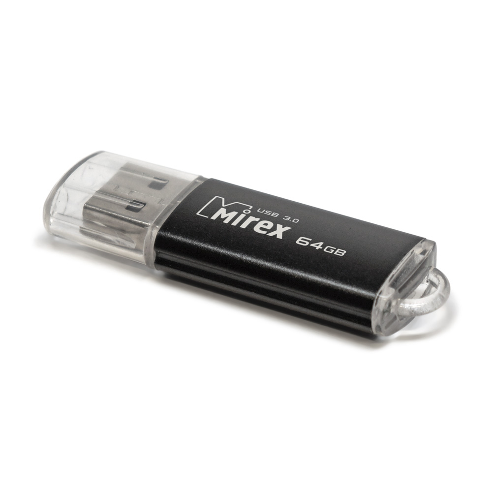 USB3.0 FlashDrives 64Gb Mirex UNIT BLACK