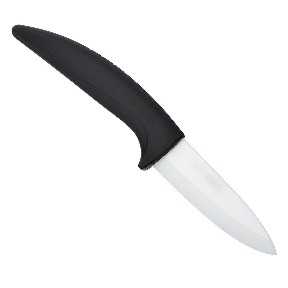 Нож кухон.керамический Катана белый, 7,5см