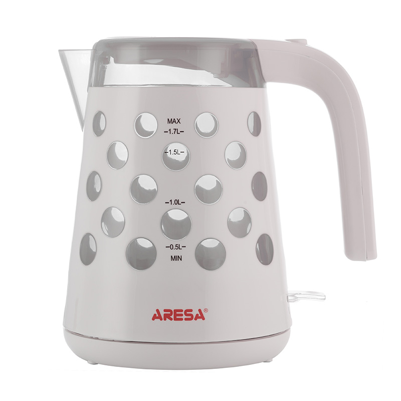 Чайник Aresa AR-3448 белый, 1,7л, 2000Вт