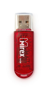 USB2.0 FlashDrives32 Gb Mirex ELF RED