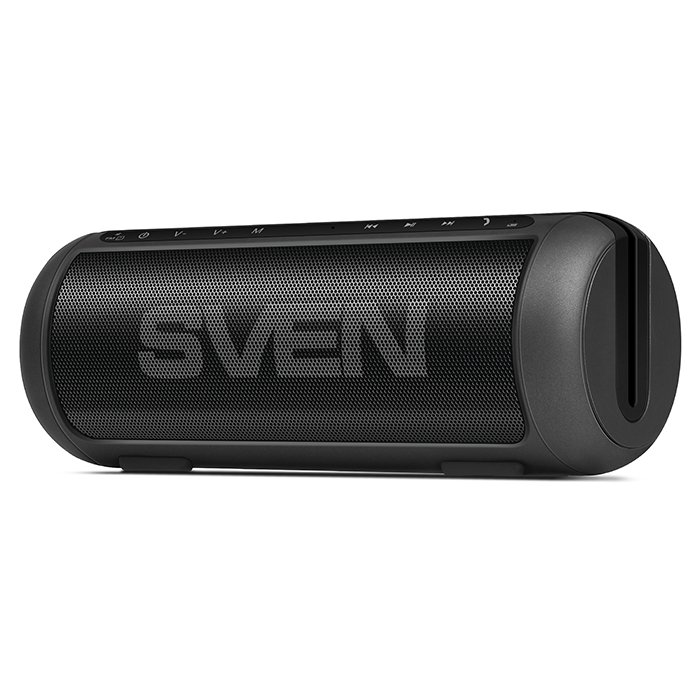 Колонка портативная с BLUETOOTH SVEN PS-250BL черн (2*5Вт, FM/USB/microUSB, аккум, 23*9*9см)