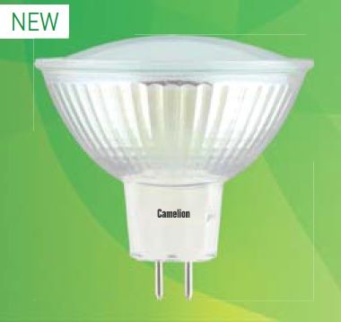 Эл. лампа светодиодная Camelion LED-JCDR-3W-/ 845/ GU5.3 (3Вт, 220Ваналог 30Вт) уп.1/10/100