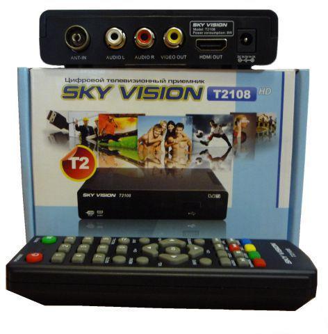 Цифровая TV приставка (DVB-T2) Sky Vision T2108HD