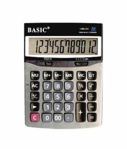 калькулятор BASIC LRD-332 /12разр/2пит/126*173мм