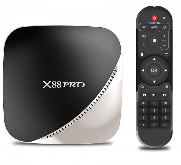 ТВ приставка Смарт Орбита X88 PRO (Cortex A53, Android9,0, 2Гб, Flash 16ГБ, Wi-Fi)