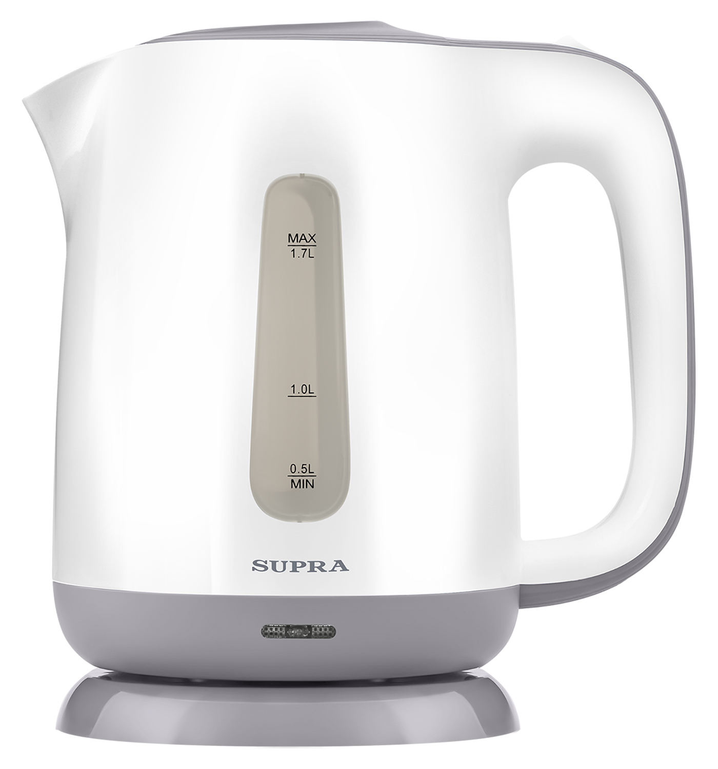 Чайник Supra KES-1724 белый/сер (1,7л, съемный фильтр)  уп.8шт