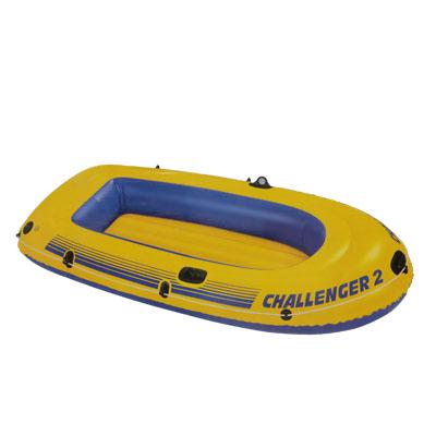 Лодка надувная Challenger 2 Set 3 камеры, 236x114x41см, до 170кг весла/насос INTEX 68367
