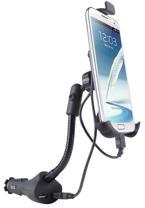 Держатели для телефонов и планшетов SUPRA SHF-22U для телефона в прикуриватель с USB зарядкой