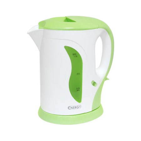Чайник ENERGY E-207 бело-зеленый (1,2 л ) 12шт/уп