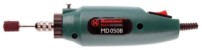 Гравер Hammer Flex MD050B 12В 2.4-3.2мм  15000 об/мин + аксессуары 80 шт, в блистере