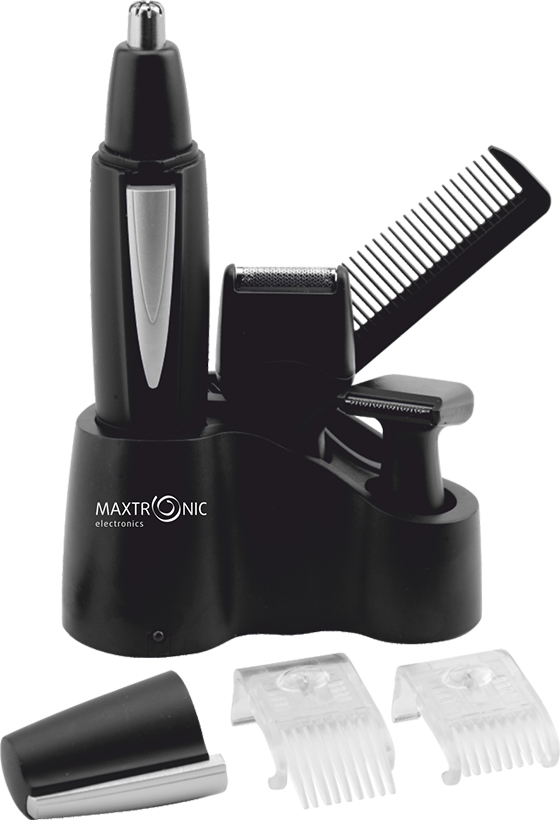 Набор для стрижки и бритья MAXTRONIC MAX-TR5096A (триммер, мини бритва, 2 нас для стрижки )