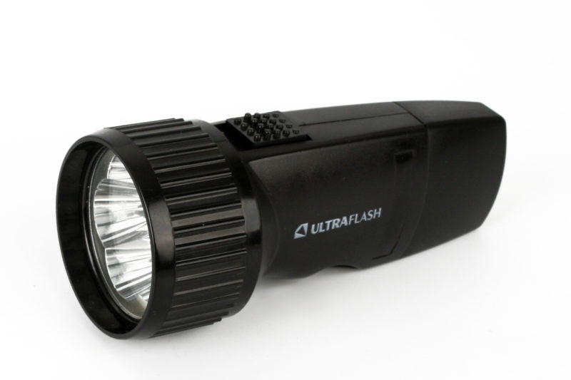 Фонарь  Ultra Flash  LED 3859 (фонарь акку 220В, черный, 5LED, SLA, пластик, коробка)