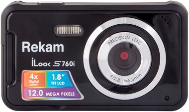 Фотоаппарат Rekam iLook S760i чёрный 12Mp 1.8" SD AAA