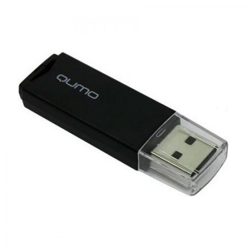 USB2.0 FlashDrives 4Gb QUMO Tropic Black черный