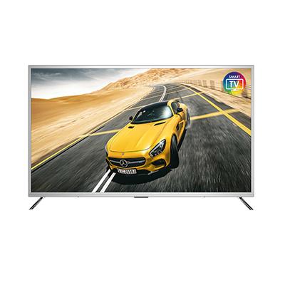 LCD телевизор  LEBEN LE-LED50US282TS2 алюм (50" SMART Andr, UHD 4K, цифр DVB-T2/C)